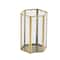 CosmoLiving by Cosmopolitan Gold Glass Modern Lantern Set